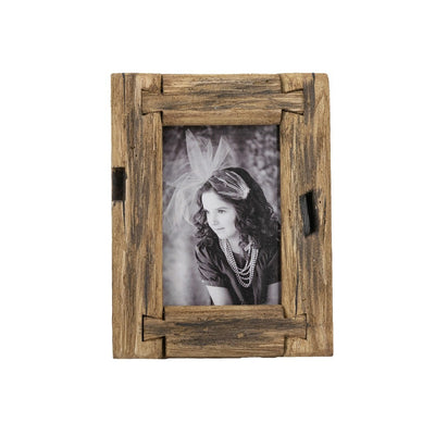 Rustic Timber 4x6" Photo Frame
