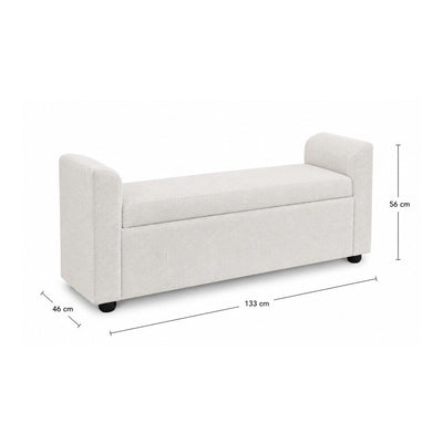 Etna Storage Ottoman Natural