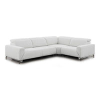 Serenity 4 Seater Corner Electric Recliner Sofa Soft White