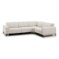 Serenity 4 Seater Corner Electric Recliner Sofa Dove