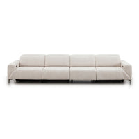 Serenity 4 Seater Electric Recliner Sofa Dove