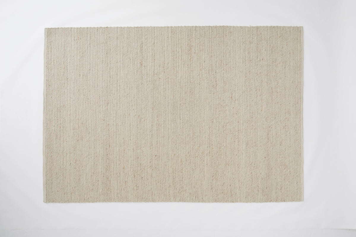 Thin Ribbed Rug Andes Handwoven Textured Rib Rug Sandstorm Large
