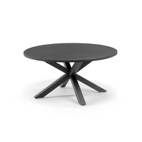 Beachport Outdoor 1500 Round Aluminium Dining Table Charcoal