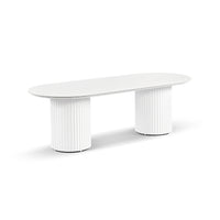 Westall Outdoor 2400 Ceramic Top Dining Table White