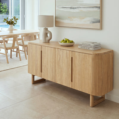 Bayview 4 Door Sideboard Natural
