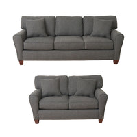 Dynasty 3 & 2 Seater Sofa Package Charcoal