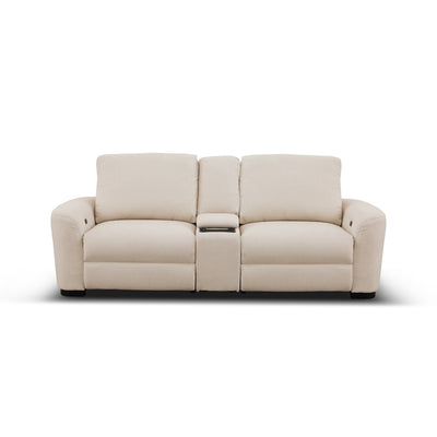 Retreat 2 Seater Electric Recliner with Console Oat