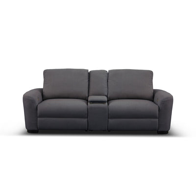 Retreat 2 Seater Electric Recliner with Console Dark Grey