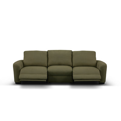 Retreat 3 Seater Electric Recliner Moss Green