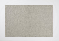 Emerson Handwoven Chunky Textured Plain Rug Feather Large