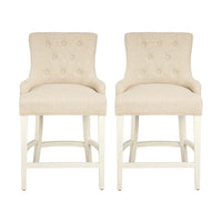 Set of 2 - Gallery Breakfast Stool with Ivory Legs