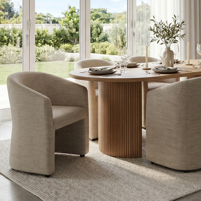 Milan Dining Chair on Wheels