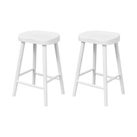 Set of 2 - New Cuba Stool White