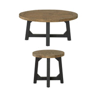 New Oxford Round Coffee & Side Table Package