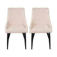 Set of 2 - Nomad Dining Chair Natural Beige