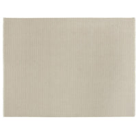 Fabien Textured Chunky Wool Rug with Contrast Fringe Stone