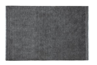 Silvio Handwoven Trend Plain with Fringe Border Rug Fog Large
