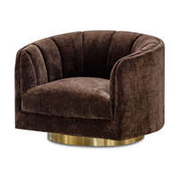 Soren Swivel Chair Chocolate