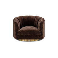 Soren Swivel Chair Chocolate