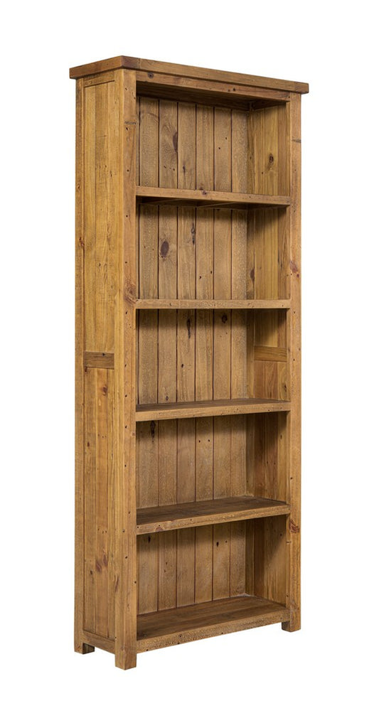 Charleston Rustic Tawny Large Bookcase | 1825 Interiors