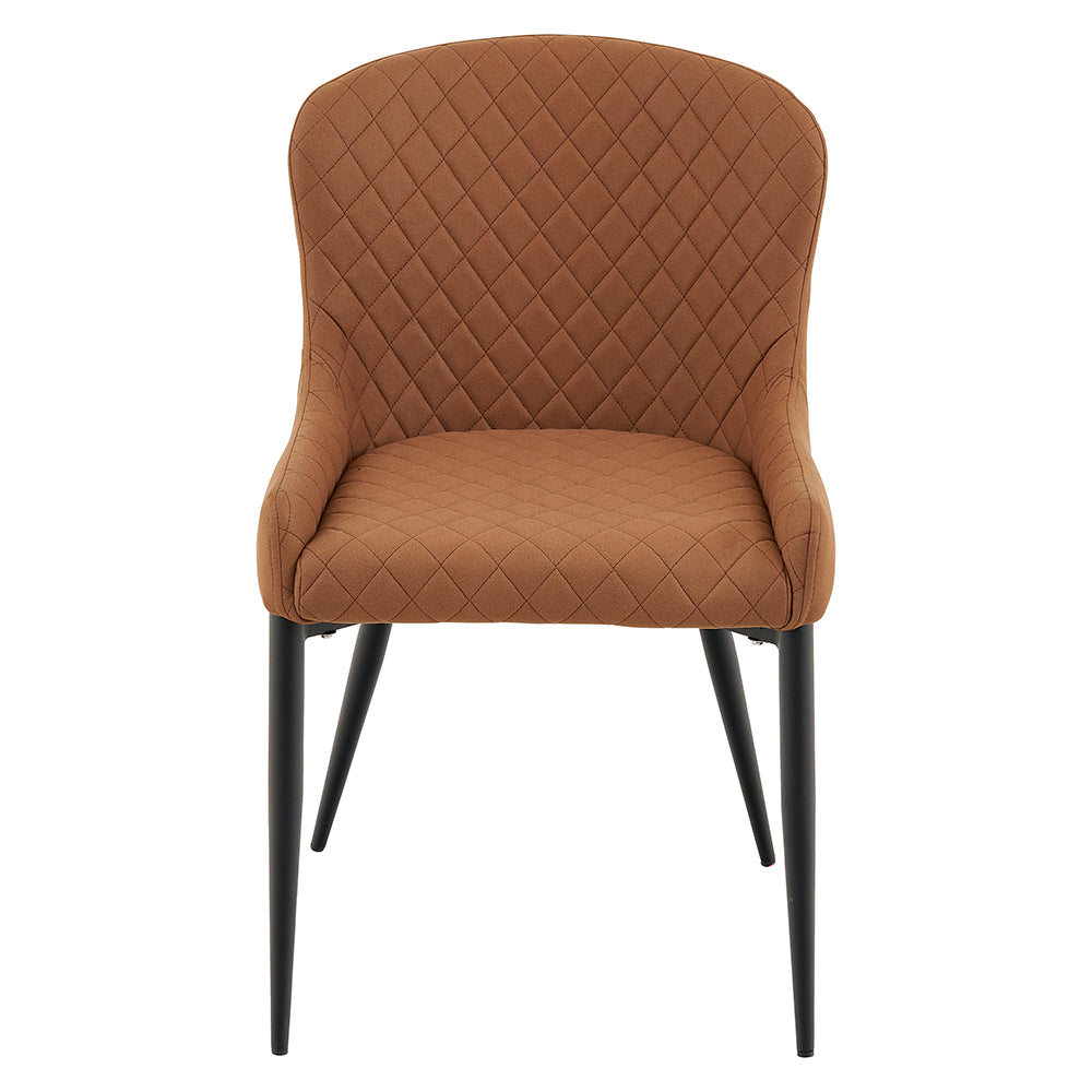 Quilted clearance dining chairs