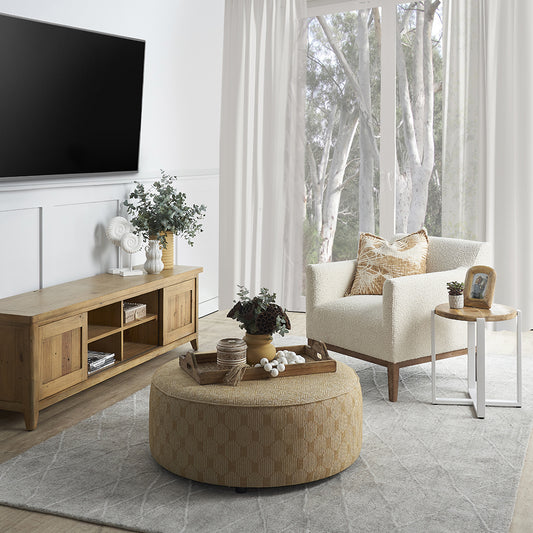 Petite TV Unit with Sliding Door