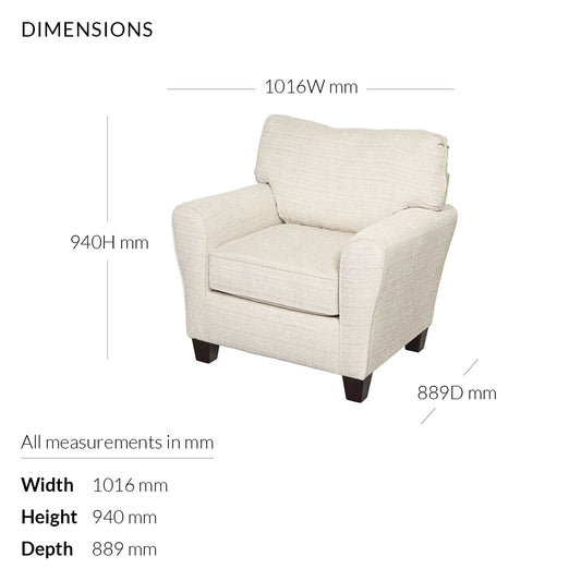 Dynasty 3 and 2 Seater Sofas, Armchair, and Ottoman Package