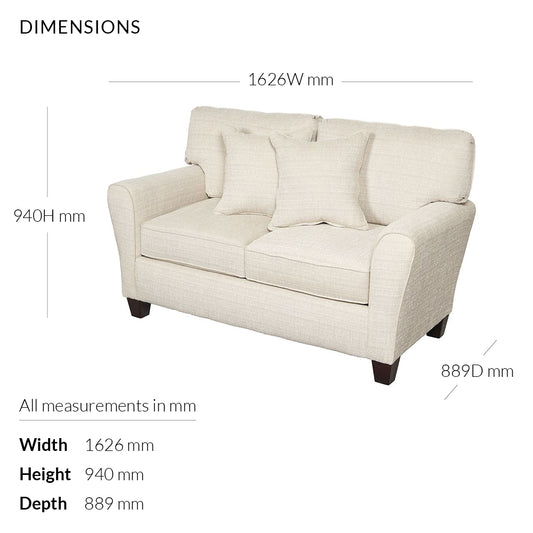 Dynasty 3 and 2 Seater Sofas, Armchair, and Ottoman Package