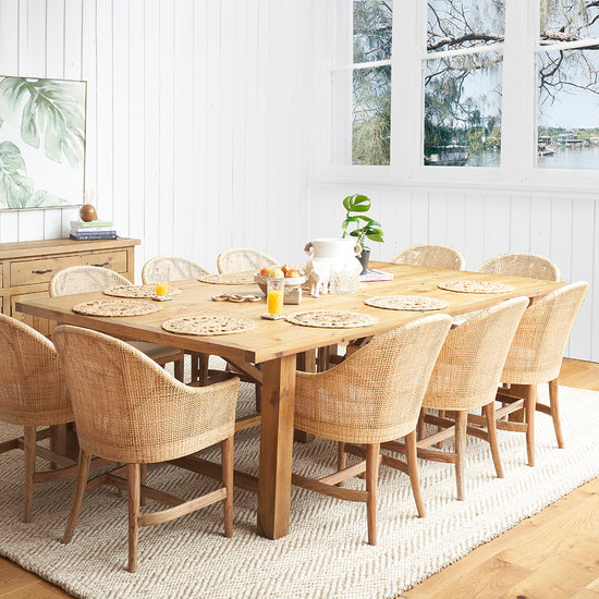 2500 x 1500 Timber Dining Table Afterpay Zip 1825 Interiors