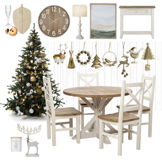 Hanger Bell Reindeer Gold
