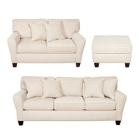 Dynasty 3 and 2 Seater Sofas and Ottoman Package